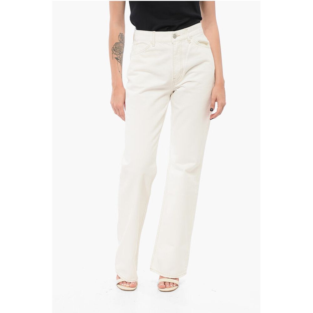 

Белые хлопковые джинсы Деним Acne Studios, White