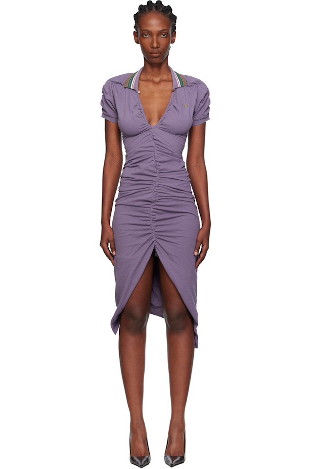 

Vivienne Westwood Фиолетовое платье миди