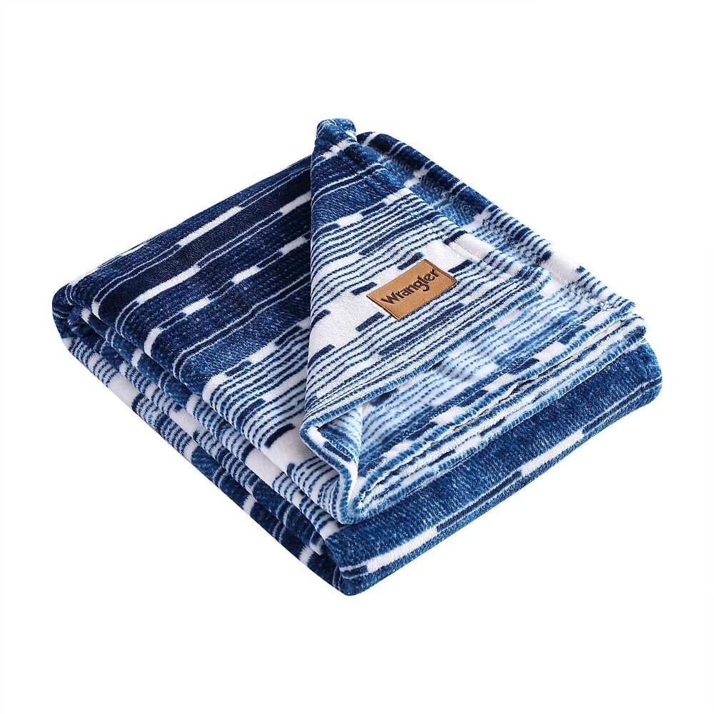 

Плед Wrangler Canyon Ikat, синий