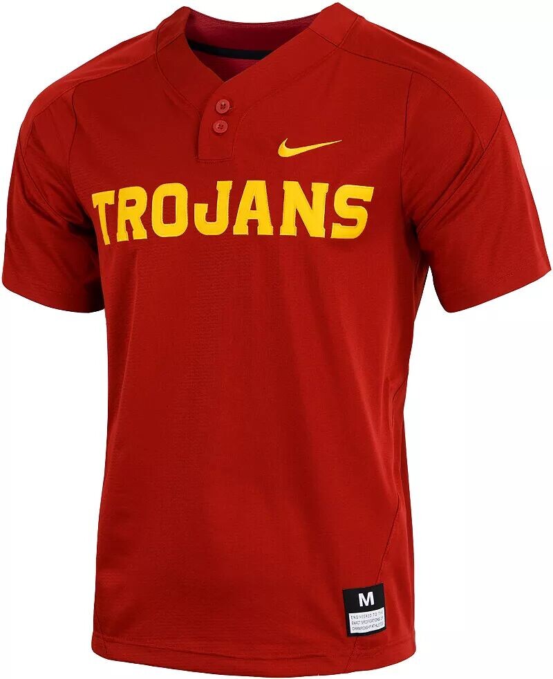 

Реплика мужской бейсбольной майки Nike USC Trojans Cardinal с двумя пуговицами