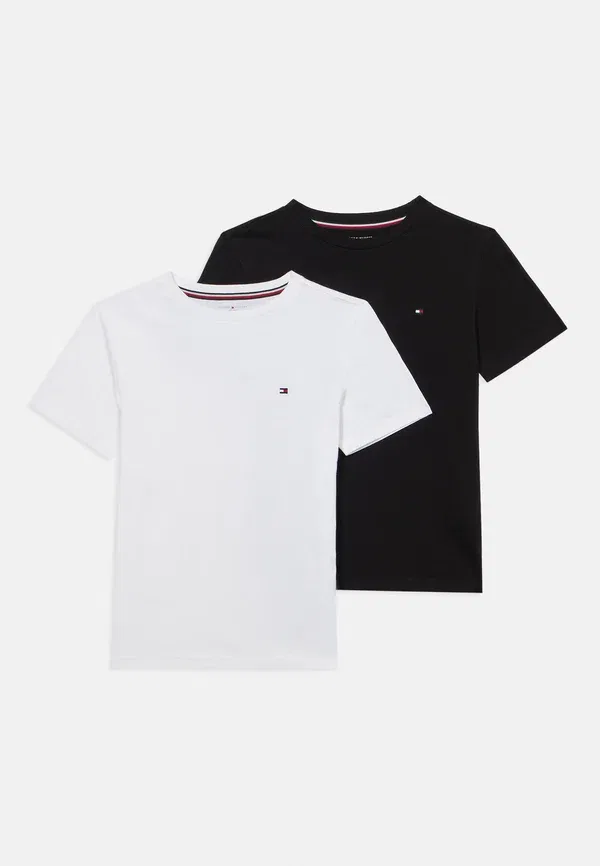 Футболка Tommy Hilfiger 2P cn tee ss undershirt, черный/белый