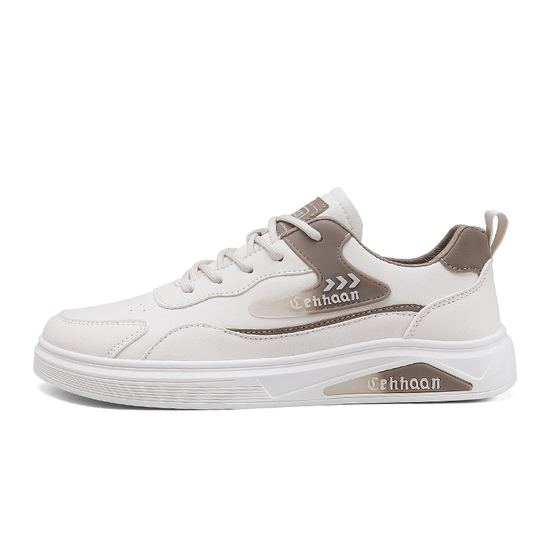 

Мужские кроссовки для скейтбординга с низкой посадкой, амортизацией и защитой Luji, White Green