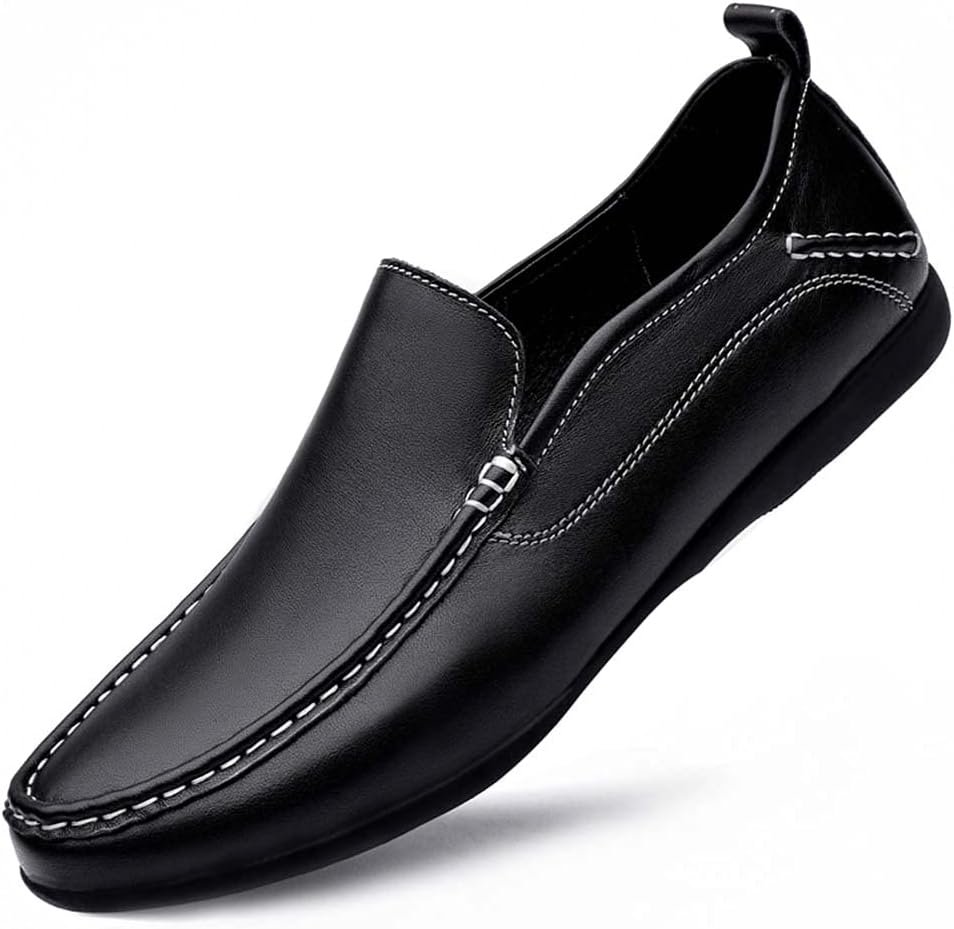 

Мужские лоферы Bitiger, удобные повседневные слипоны, лоферы - дышащие, прочные и противоскользящие, бизнес-обувь для мужчин, черный