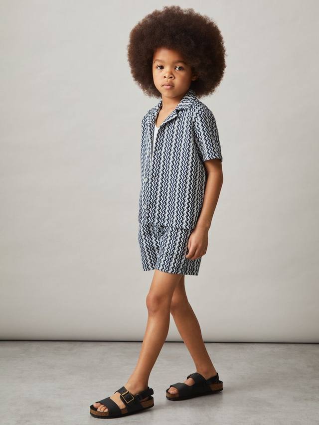 

Детские шорты Teti с абстрактной полоской Reiss