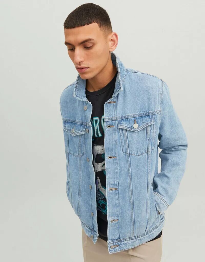 

Jack & Jones 023 Синяя джинсовая куртка