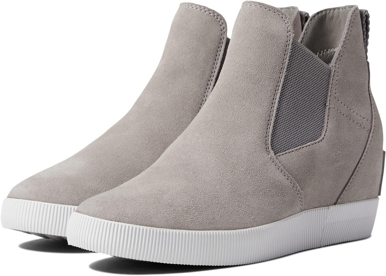

Кроссовки Out N About Slip-On Wedge II SOREL, цвет Chrome Grey/White