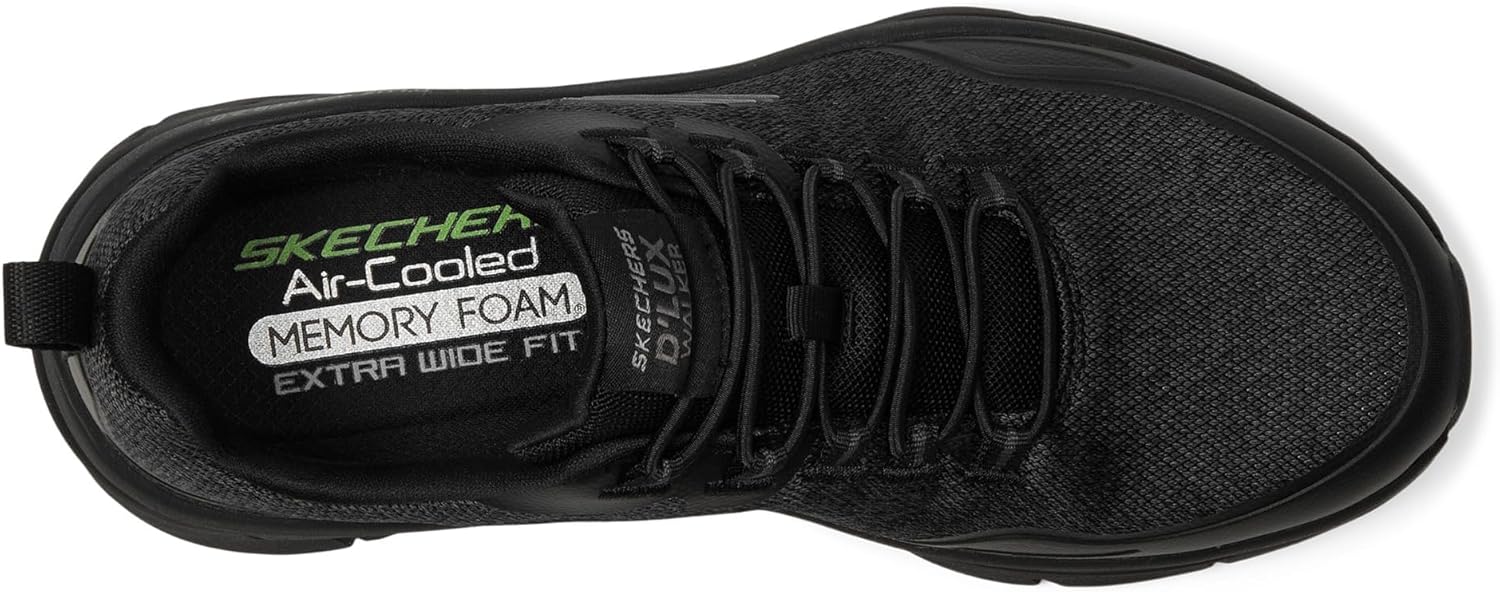 Мужские кроссовки Skechers D'lux Walker 2.0 Steadyway, черный — фото 3
