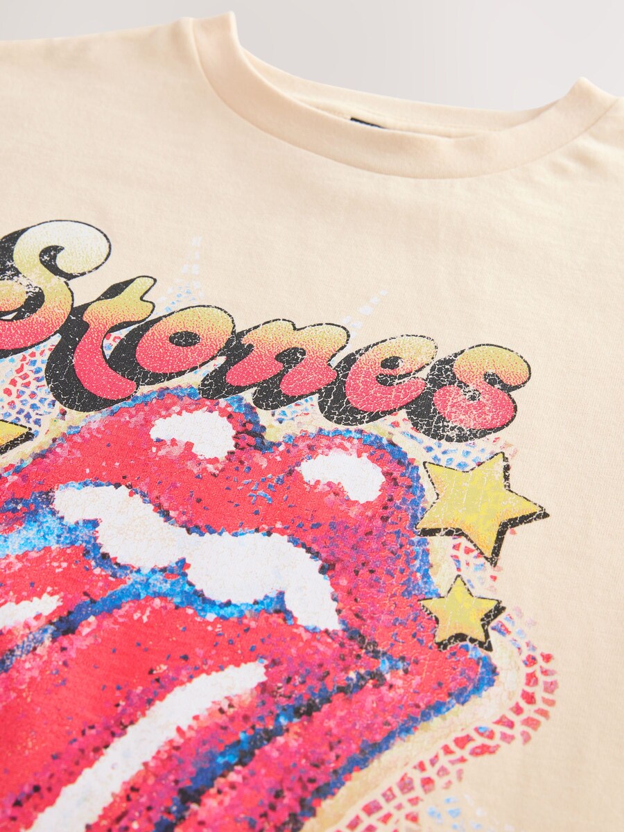 Рубашка Next Rolling Stones, кремовый — фото 3