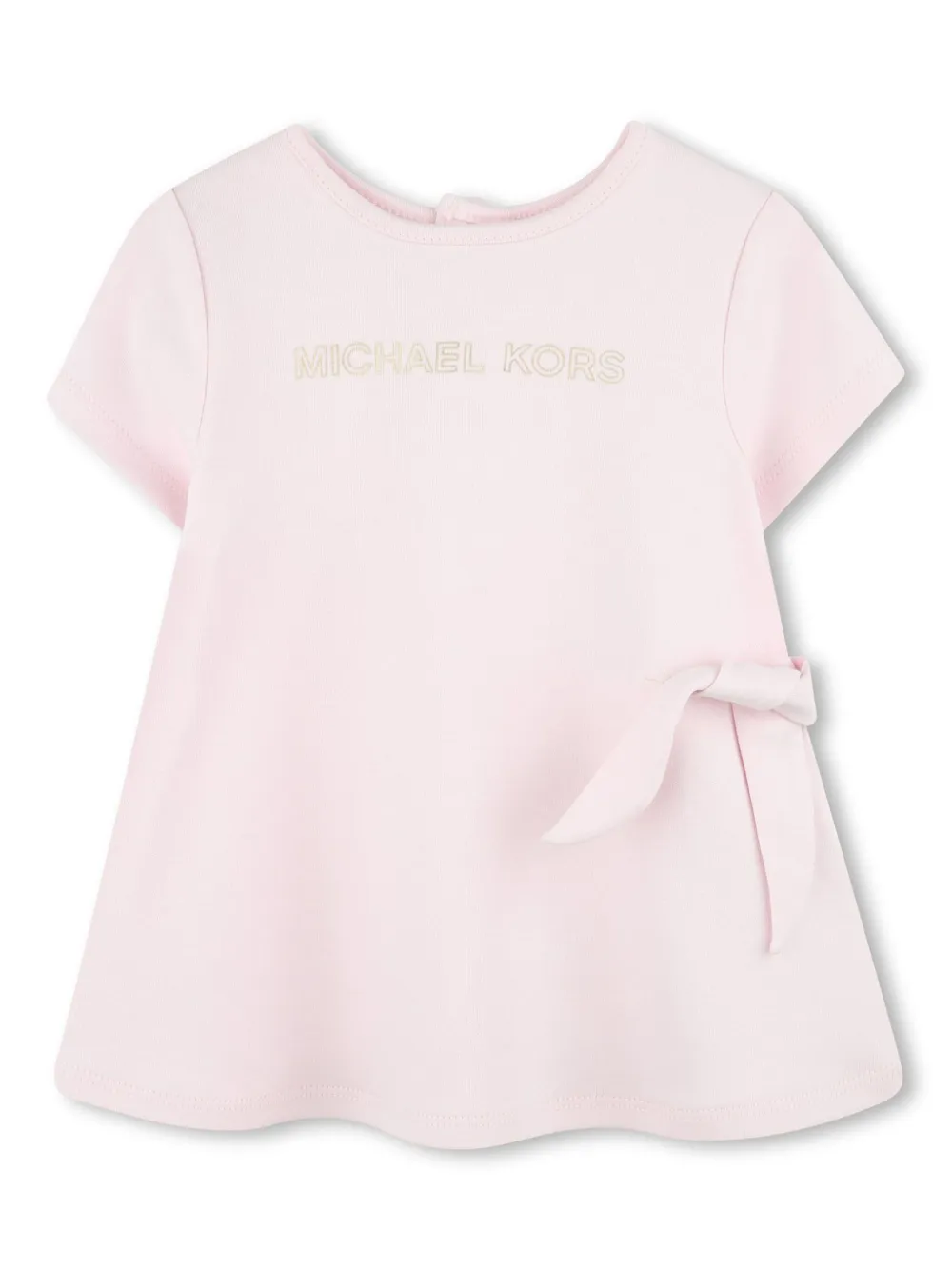 

Платье из органического хлопка Michael Kors Kids, розовый