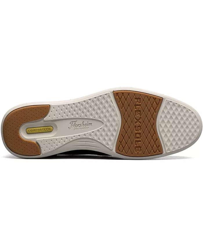 Мужские эластичные слипоны Launch Knit на шнурках Florsheim, синий — фото 3