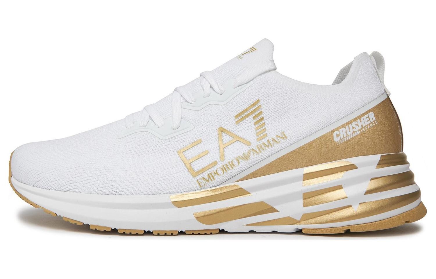 Кроссовки EMPORIO ARMANI EA7 Lifestyle Shoes Men Low-top White, белый