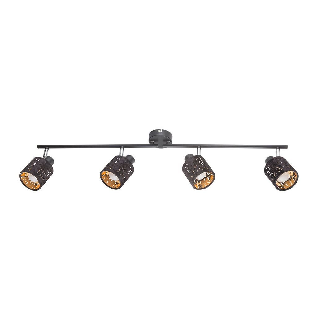 

Потолочный светильник, реплика танцев, черное золото, L 84см. Globo Lighting, черный