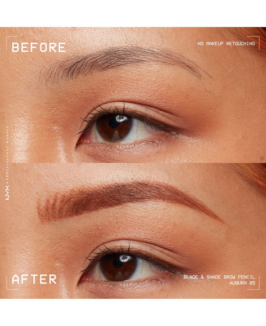Карандаш для бровей Blade & Shade NYX Professional Makeup, цвет auburn — фото 2