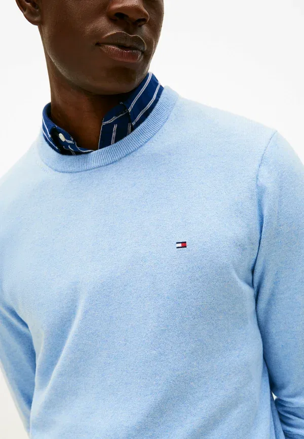 Джемпер Tommy Hilfiger, синий меланж — фото 4