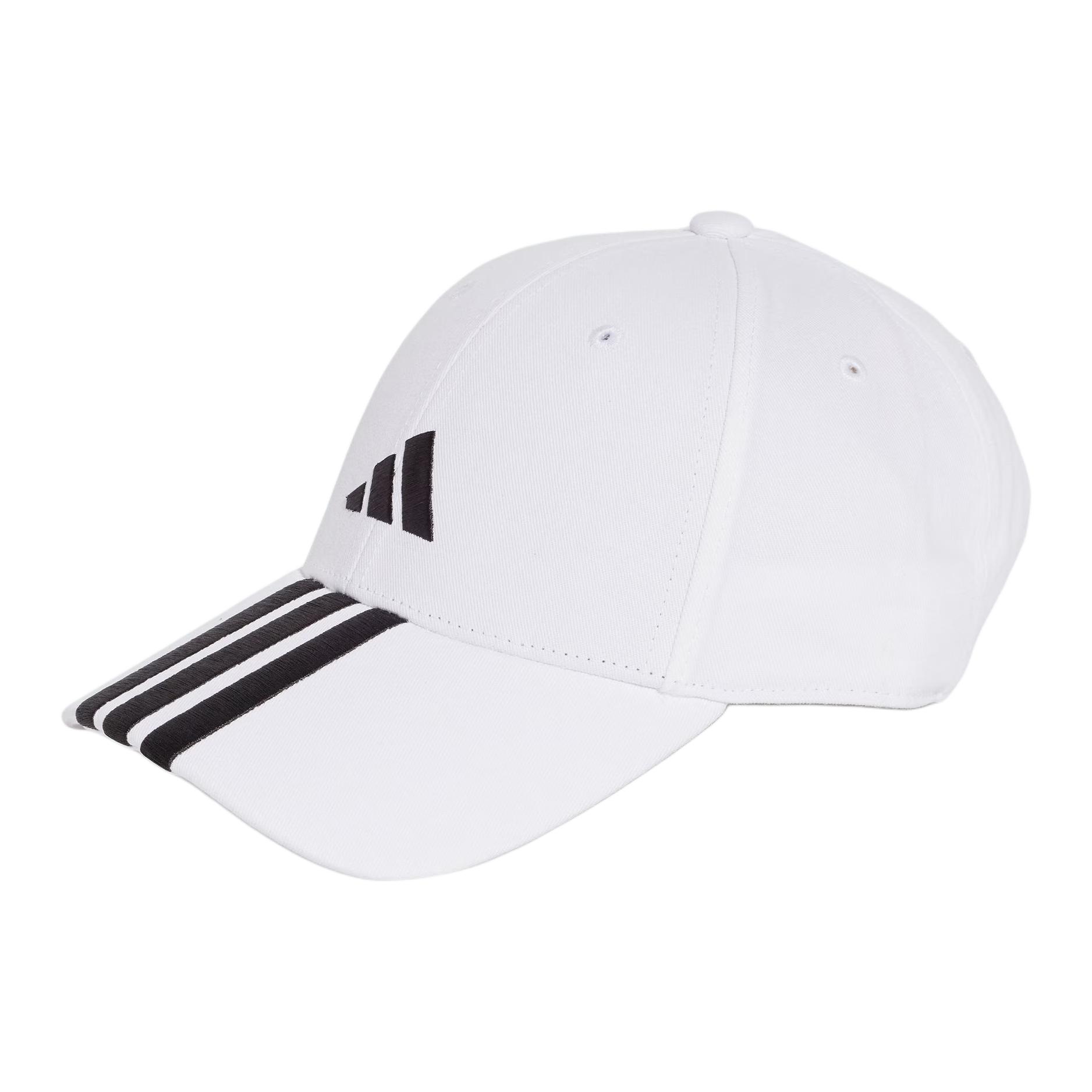 

Хлопковая бейсболка унисекс бело-черная Adidas