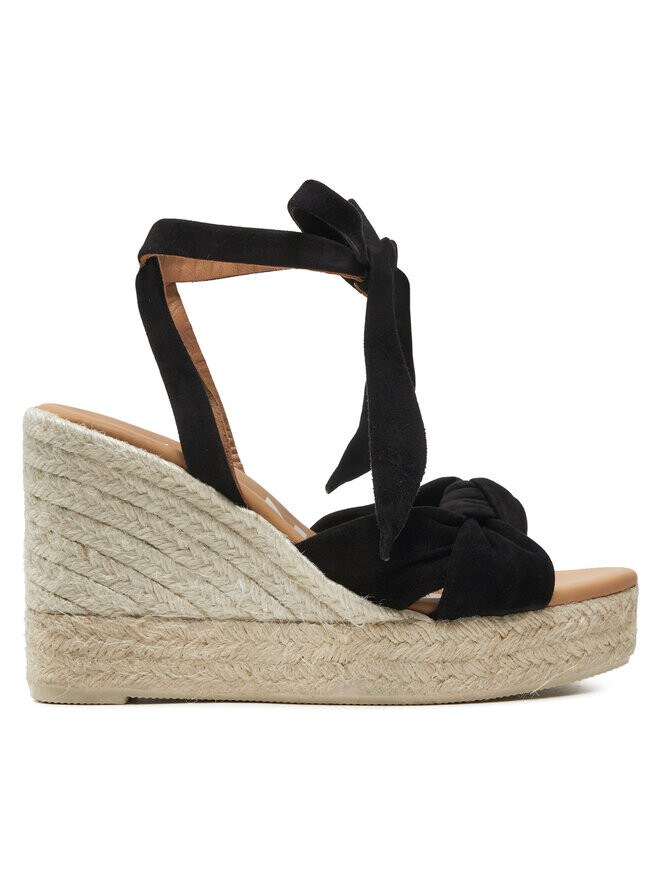 Эспадрильи Manebi Hamptons Wedge Espadrilles With Knot K 1.0, черный