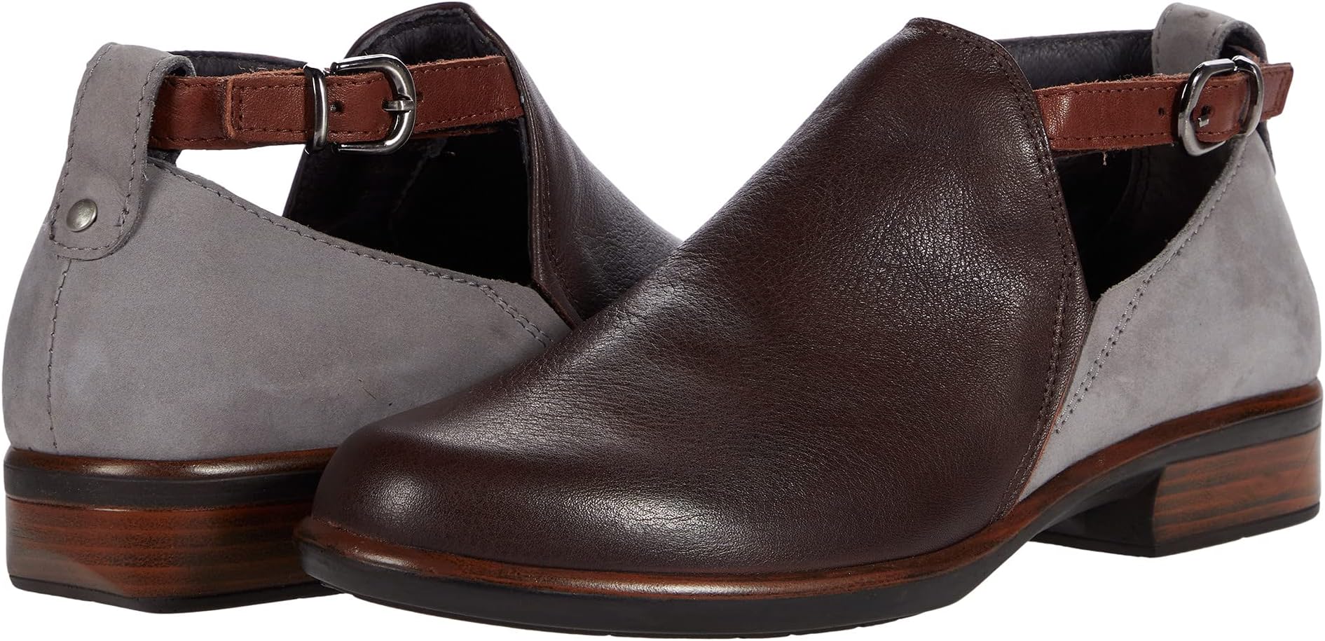 

Ботинки Naot Kamsin, цвет Soft Brown Leather/Smoke Gray Nubuck/Soft Maple Leather