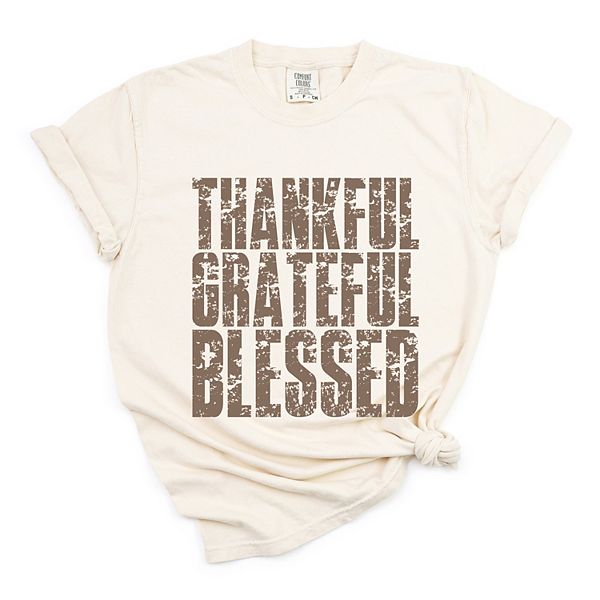 

Футболка с принтом Thankful grateful blessed, дистиллированная, окрашенная в стиле garment dyed Simply Sage Market, Ivory, Зеленый, Футболка с принтом Thankful grateful blessed, дистиллированная, окрашенная в стиле garment dyed Simply Sage Market, Ivory