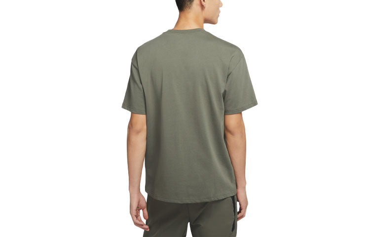 Футболка Nike Sportswear logo Printing Cozy Round Neck Short Sleeve Yellow, желтый — фото 2