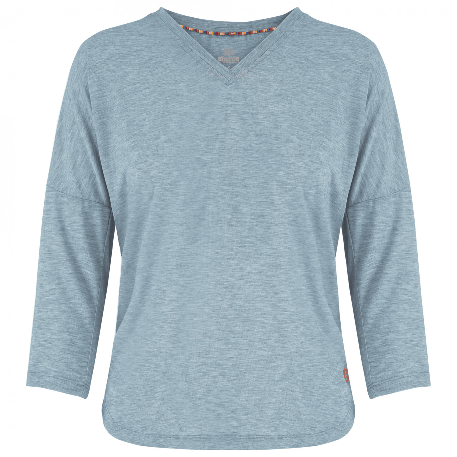 

Лонгслив Sherpa Women's Asha V Neck 3/4 Sleeve Top, цвет Haze