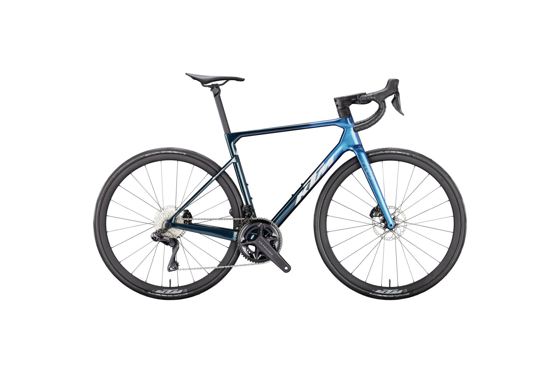 

Шоссейный велосипед Ktm Revelator alto master - 28 дюймов - diamant - 2026, blau | dark sea/blue/silver/orange
