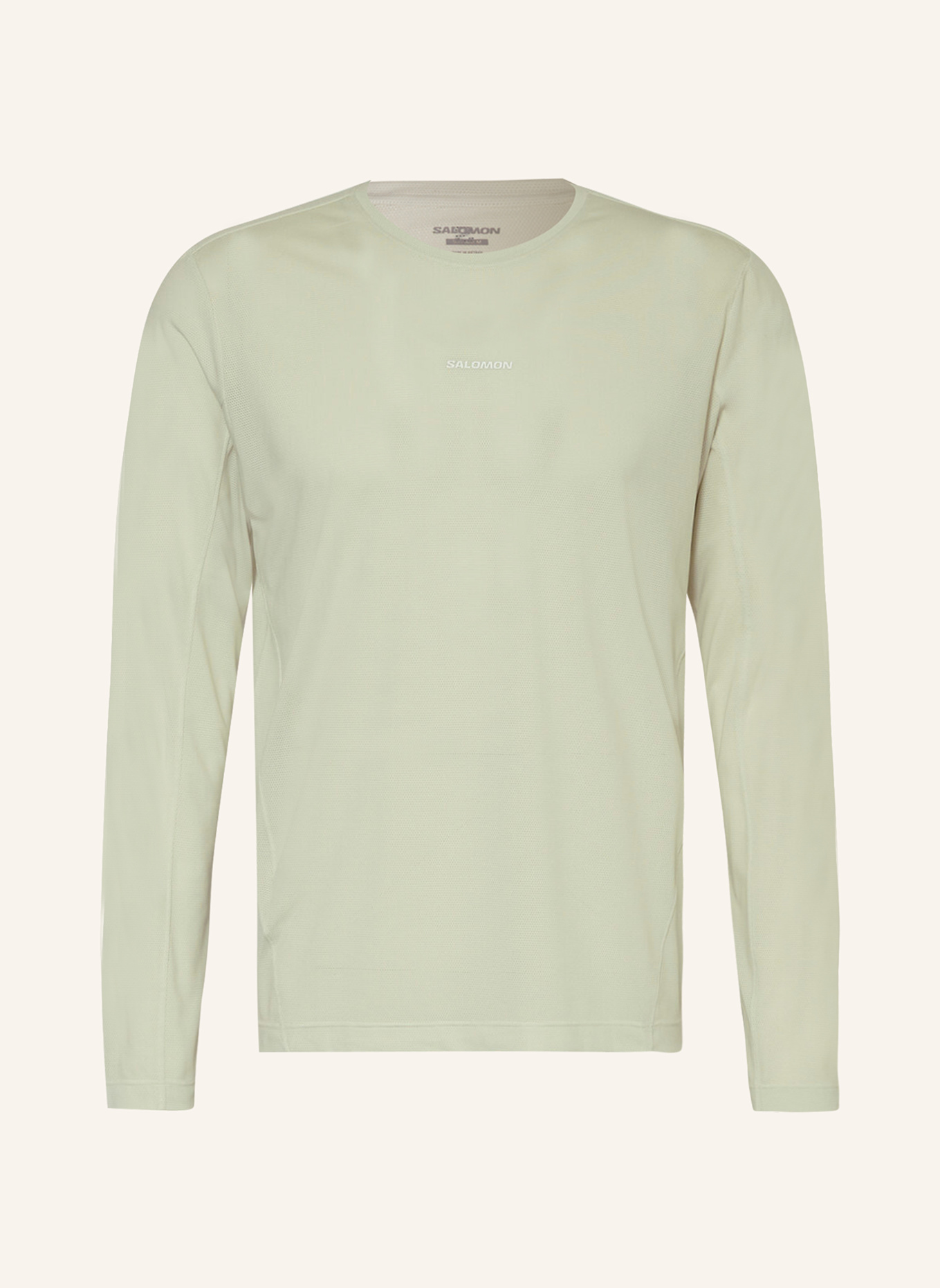 

Футболка для бега shkout core ls Salomon, желтый