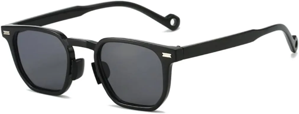 

Солнцезащитные очки Polygon женские в стиле ретро с заклепками, градиентные, UV400, мужские в стиле панк, с леопардовым принтом, синие UUPTTPL, Black Gray