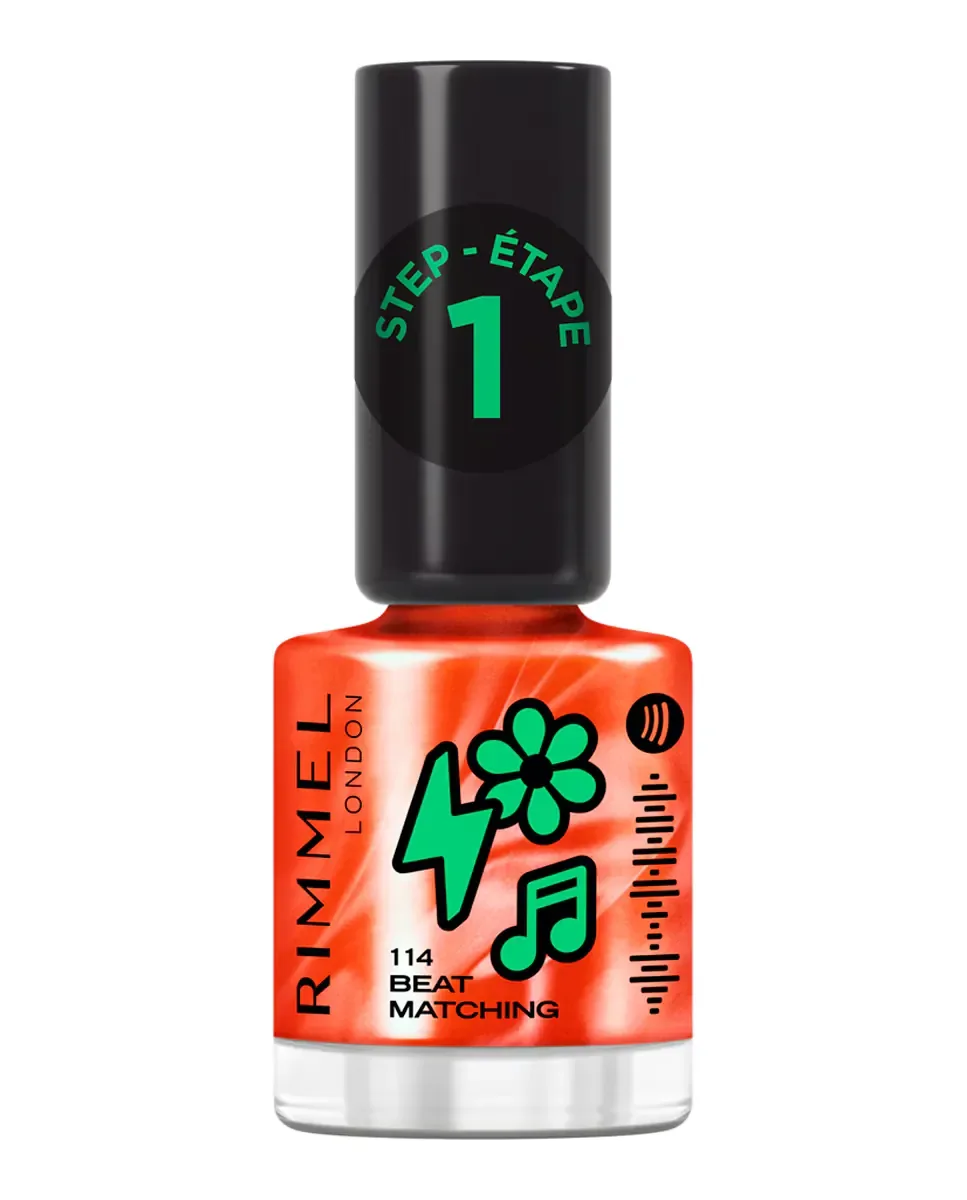 Сверхгель для ногтей Лак Коллекция Фестивали Rimmel, Beatmatching 114