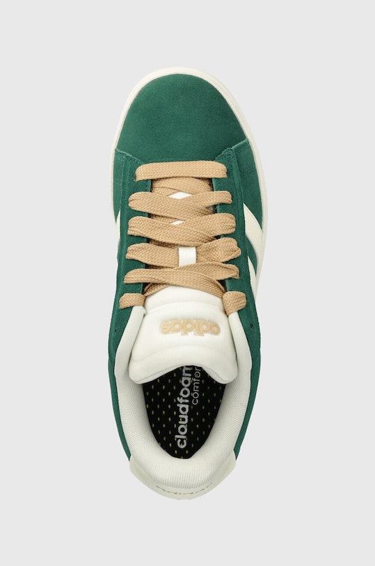 Замшевые кроссовки Grand Court Alpha 00S Adidas, зеленый — фото 4