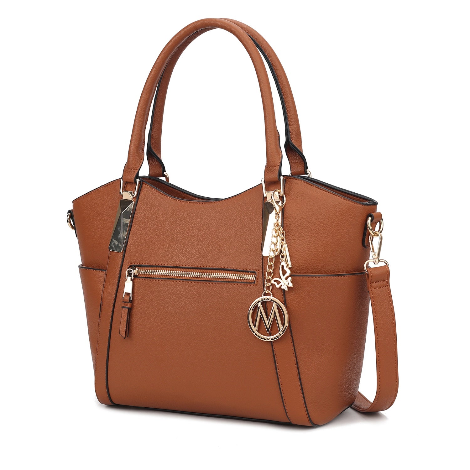 

Женская сумка-шоппер Janise Solid Tote из веганской кожи от Mia K MKF Collection By Mia K., Cognac