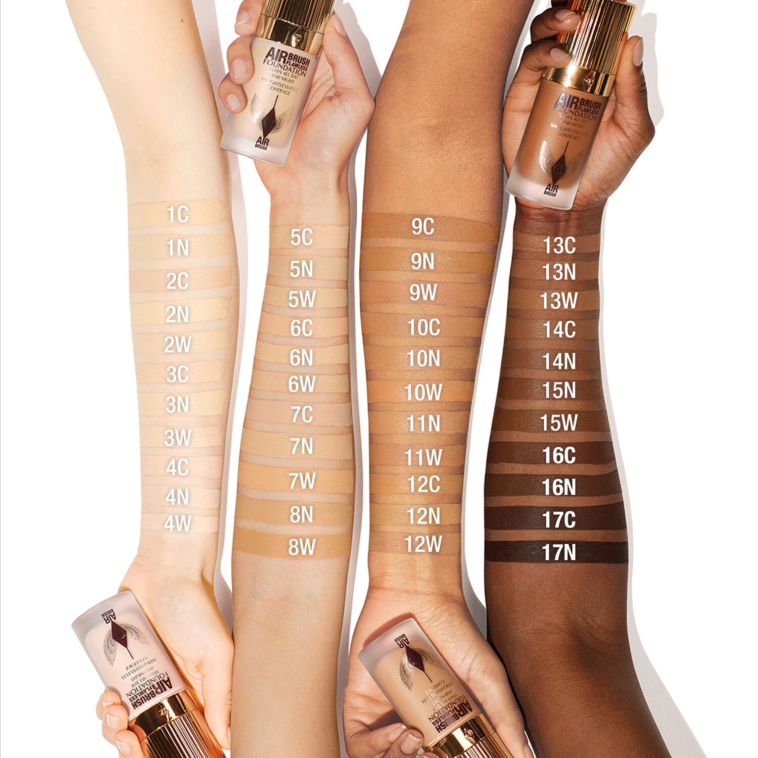 Тональная основа Airbrush Flawless Foundation Charlotte Tilbury, 15 Warm, 30 мл — фото 2