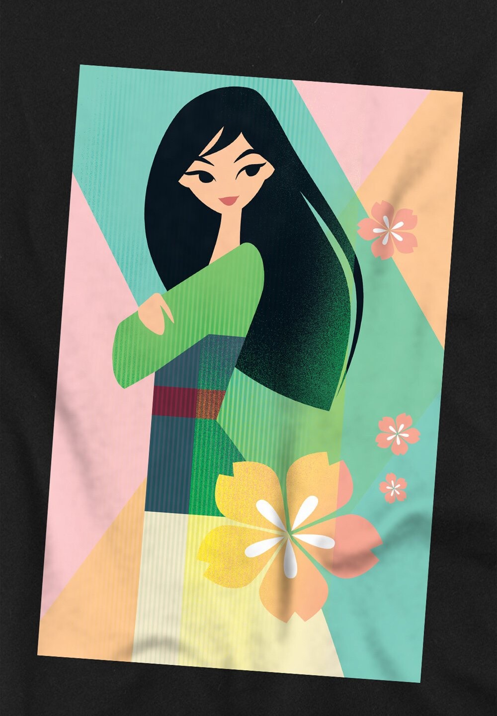 

Футболка с принтом MULAN SIMPLISTIC ILLUSTRATION Disney, черный