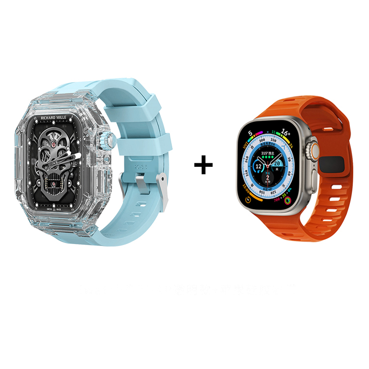 

Vobafe Часы Protective Case Apple PC Plastic Case Material Iwatch2S8S9, Blue