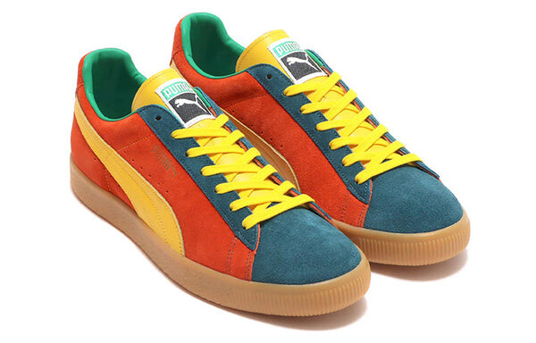 Кроссовки suede vtg mij low tops retro skateboarding shoes orange Puma, оранжевый — фото 3
