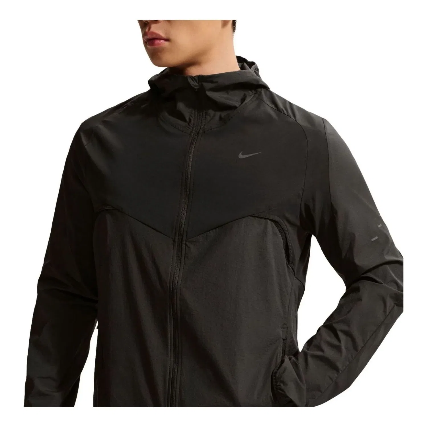 Беговая куртка Nike Stride Repel 'Black Off Noir' IF2368-010, черный