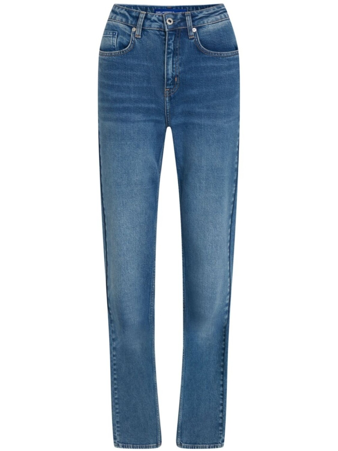 

Прямые джинсы с нашивкой-логотипом Karl Lagerfeld Jeans, синий