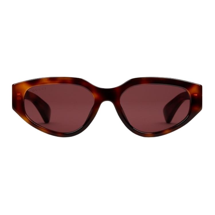 

GUCCI Кошачий глаз солнцезащитные очки, Tortoiseshell