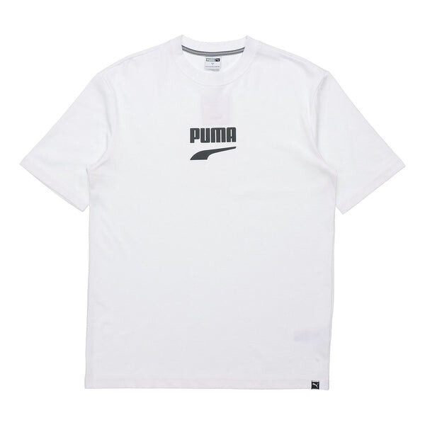 

Футболка downtown classical logo short sleeve tee men white Puma, белый