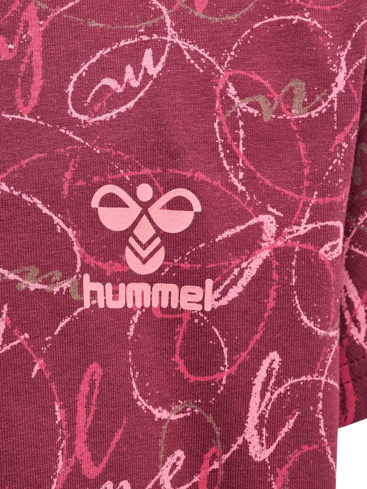 Футболка Hummel, цвет cordovan — фото 3