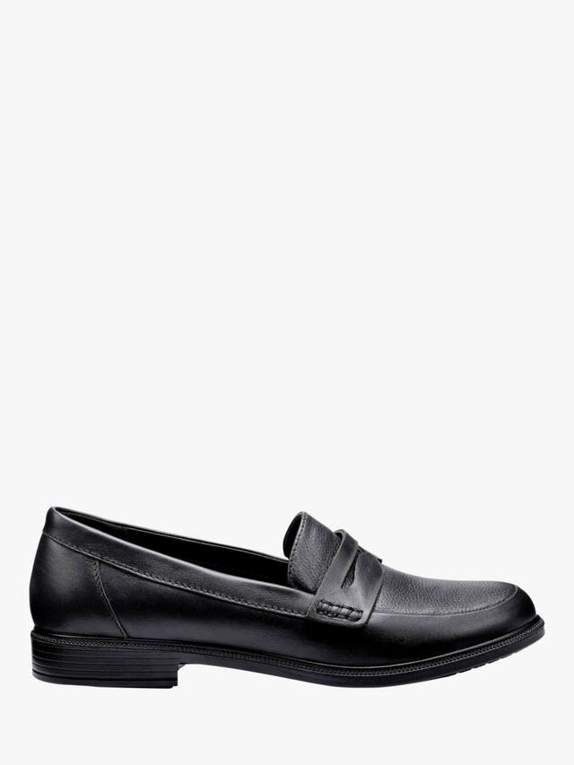 Dorset широкие кожаные лоферы Hotter, Black