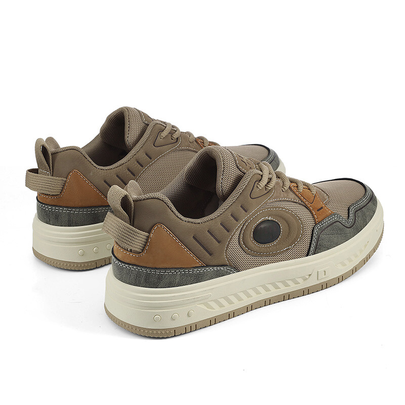 Кроссовки JEEP SPIRIT Skateboarding Shoes Men Low-top, цвет Natural Deer — фото 4