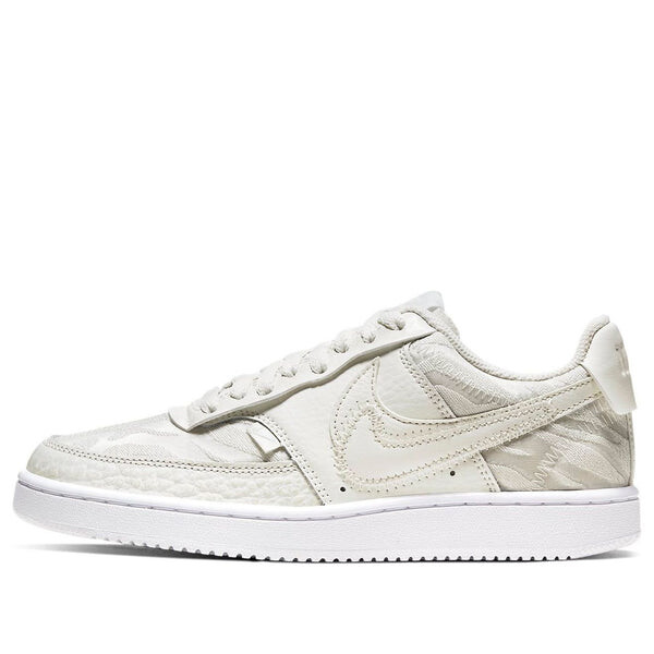 Кроссовки court vision low premium 'stacked swoosh - sail' Nike, мультиколор