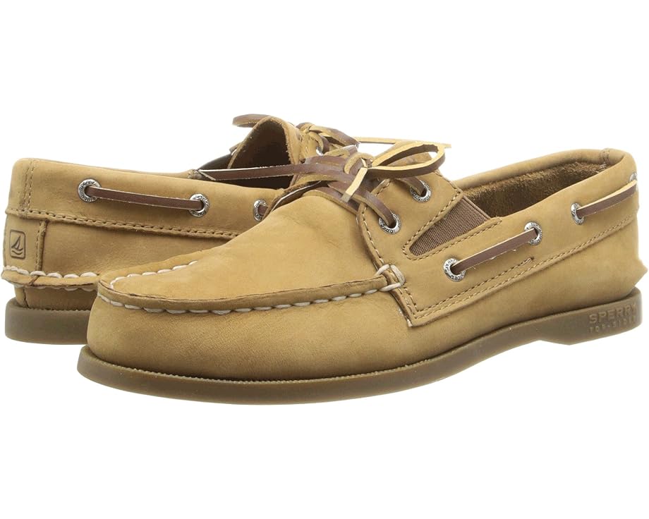 

Детские лодочники Sperry Authentic Original Slip On (Little Kid/Big Kid) Sperry Kids, Sahara Leather