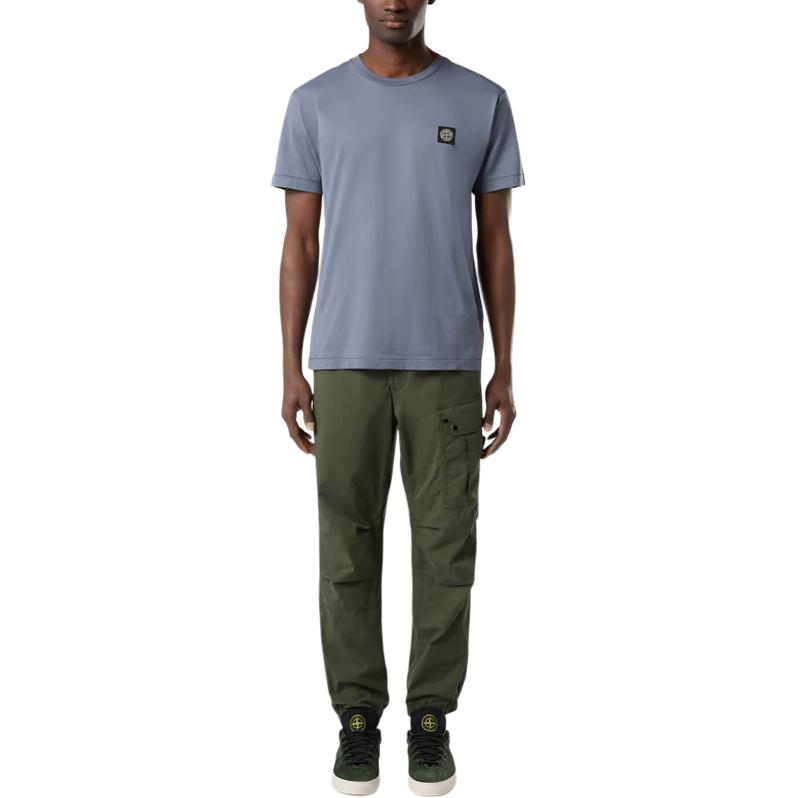 Свободные джоггеры карго STONE ISLAND, оливковый зеленый — фото 4
