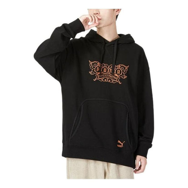 

Толстовка das cc graphic crew sweater 'black' Puma, черный