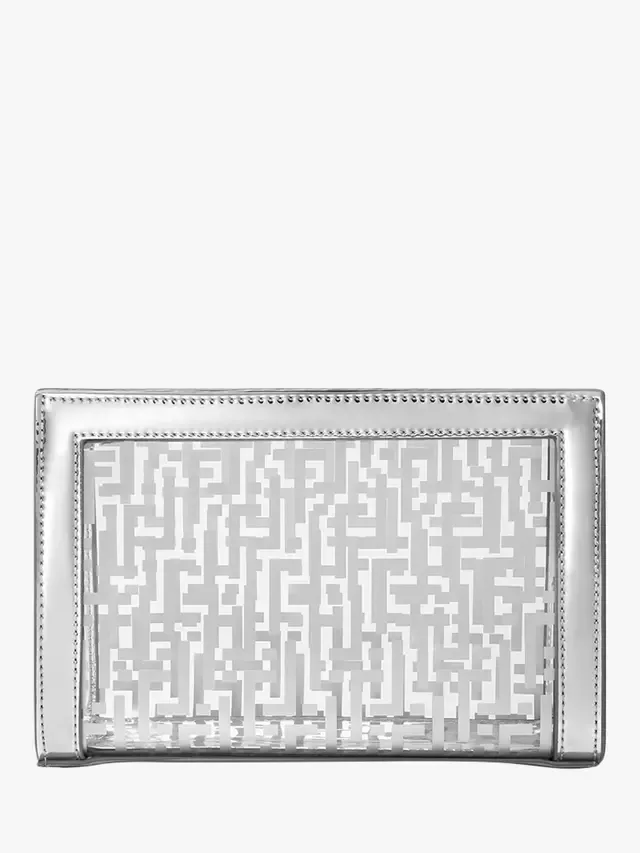 Косметичка Chepstow, серебристая Trinny London