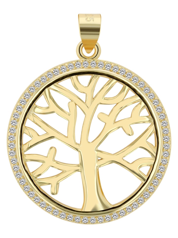 

Adeliás Женский кулон - кулон «Древо жизни», изготовленный из серебра 925 пробы в золоте