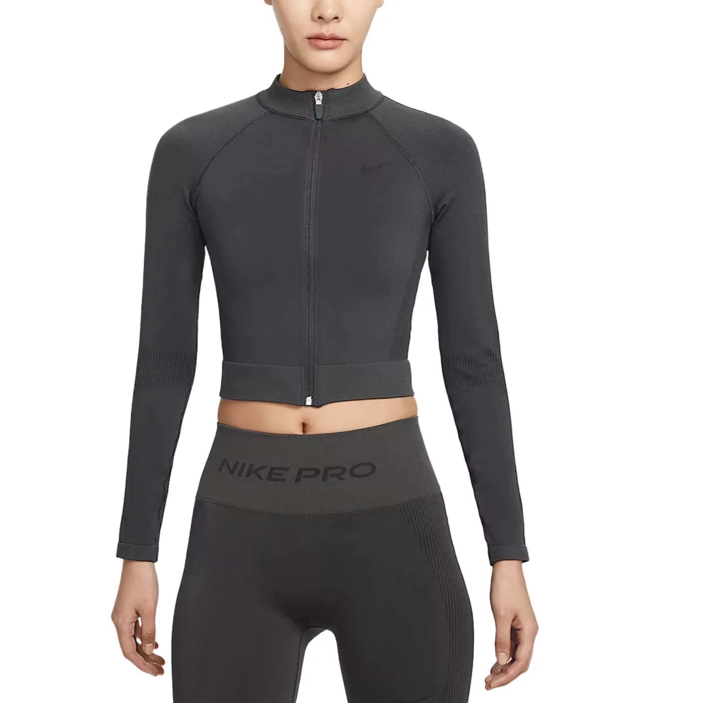 Nike Fitness Clothing Women's Dark Smoke Gray Moderate