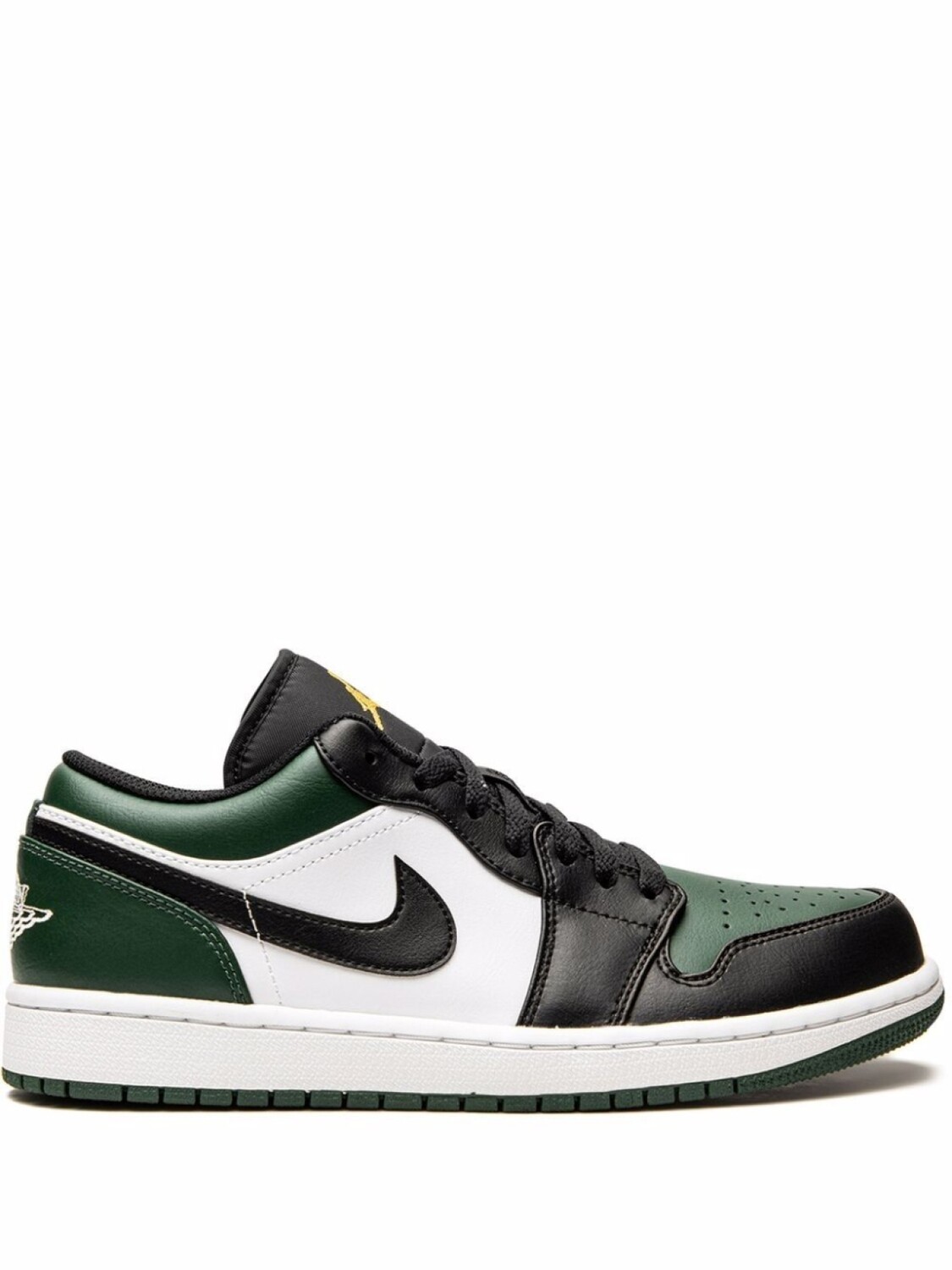 

Кроссовки 1 Low Green Toe Jordan, зеленый