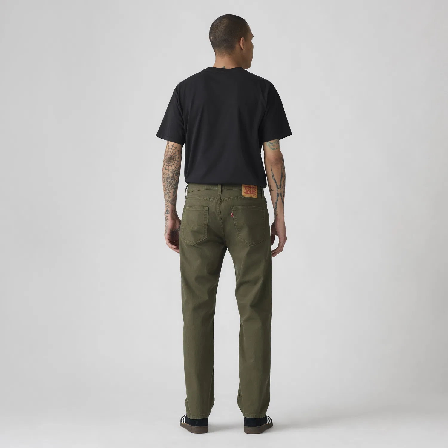 Мужские джинсы 505 Regular Levi's, темно-оливково-зеленый — фото 4
